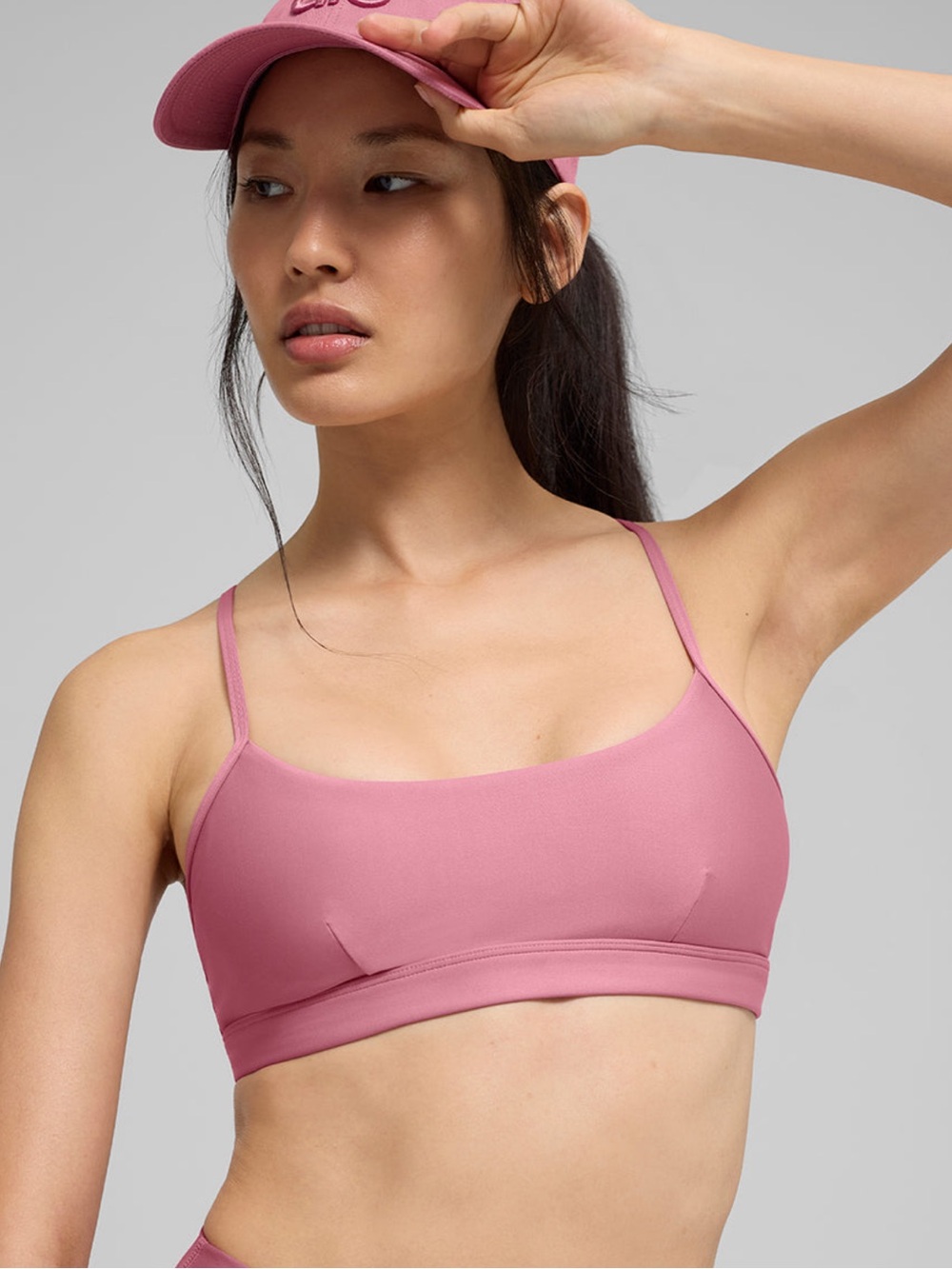 ALO Yoga Dusty Rose Scoop Bralette